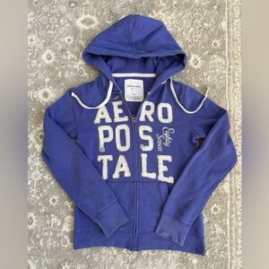 Vintage Style Aeropostale Zip Up Hoodie!